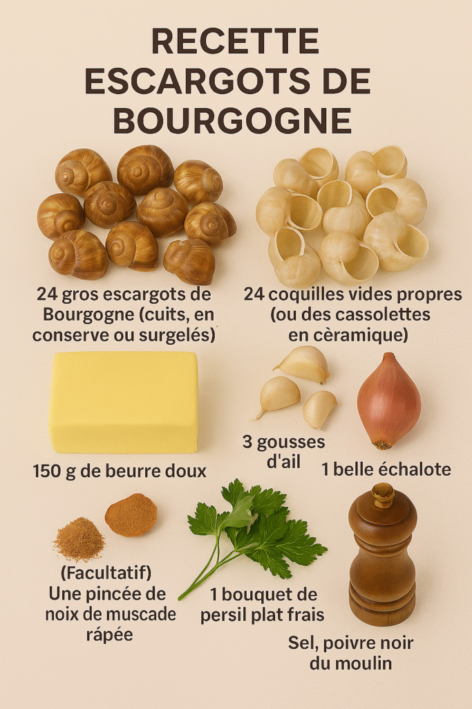 Recette des Escargots de Bourgogne