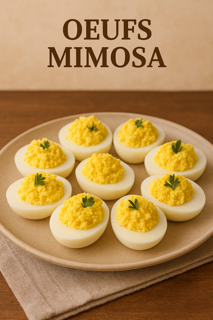 Recette Oeufs Mimosa