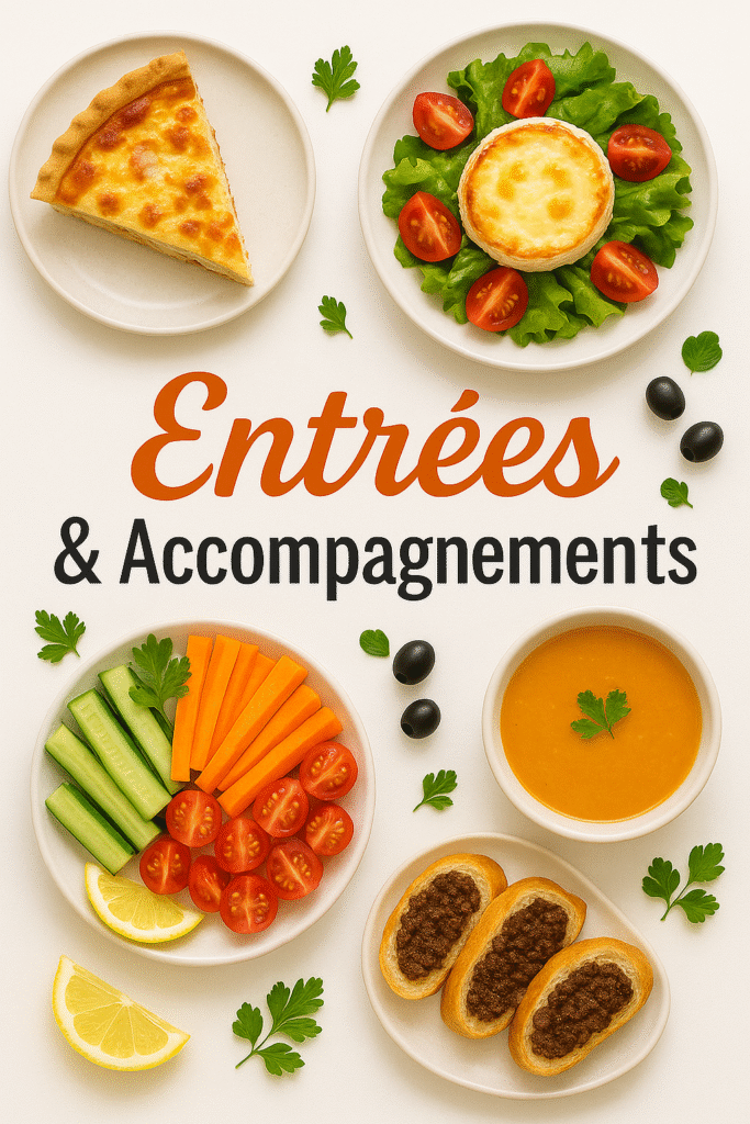 entrées recettes