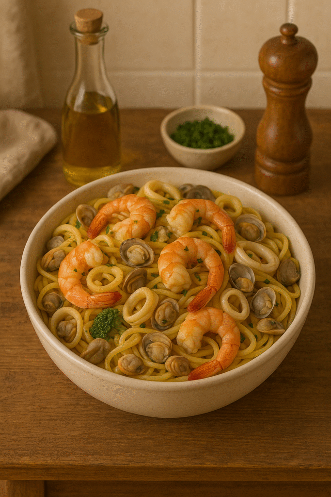 Pâtes aux fruits de mer